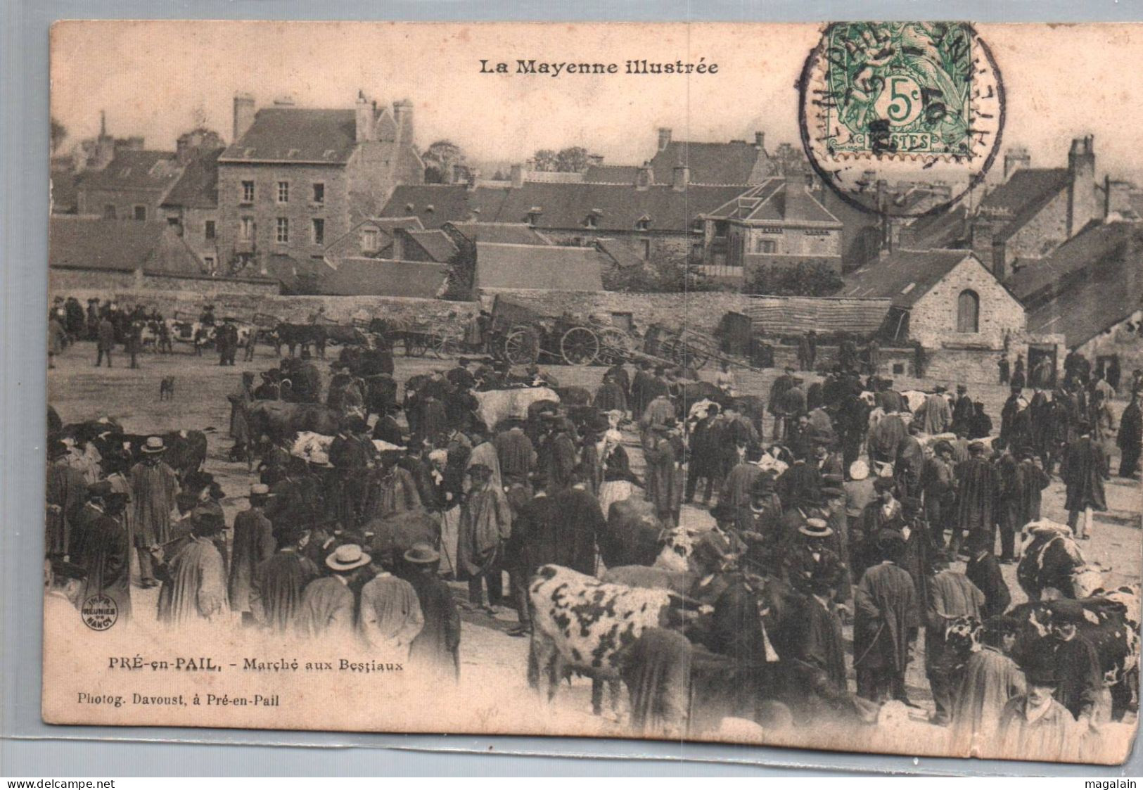 Pré En Pail : Marché Aux Bestiaux - Pre En Pail