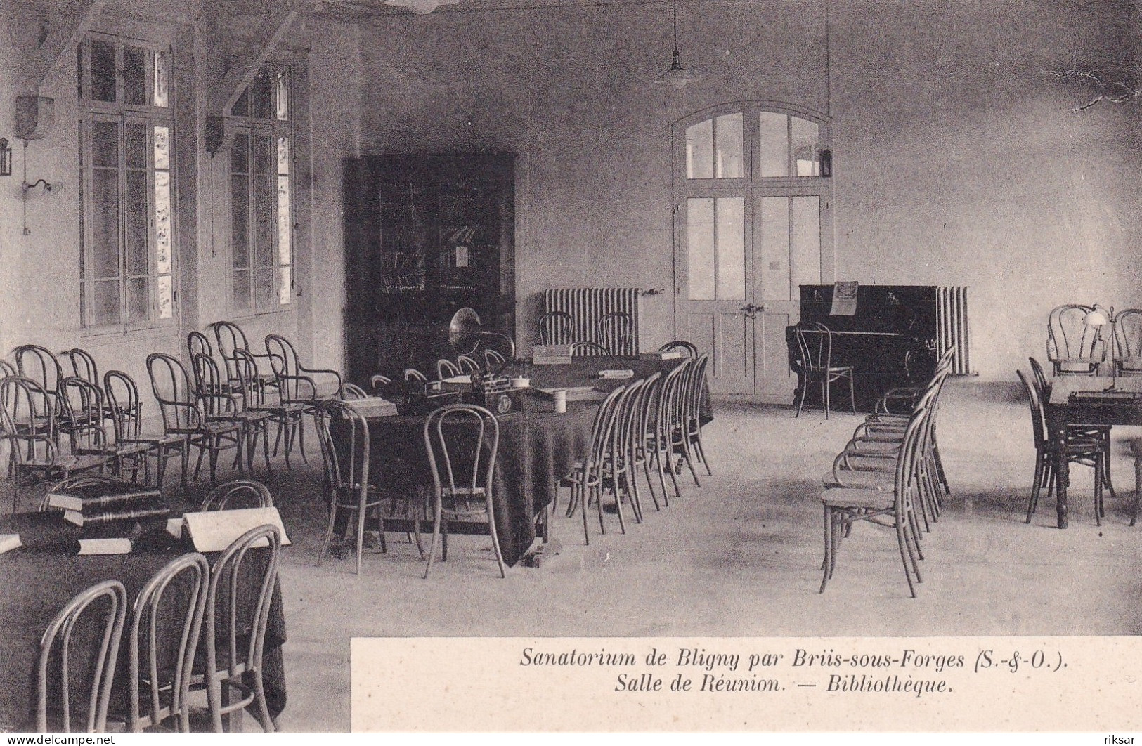 BRIIS SOUS FORGES(SANATORIUM DE BLIGNY) BIBLIOTHEQUE - Briis-sous-Forges