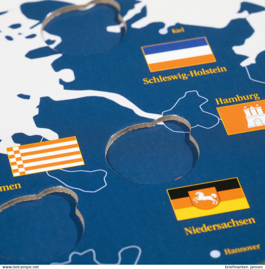 Münzalbum PRESSO, Euro-Collection Für 2-Euro-Münzen "Deutsche Bundesländer" - Supplies And Equipment