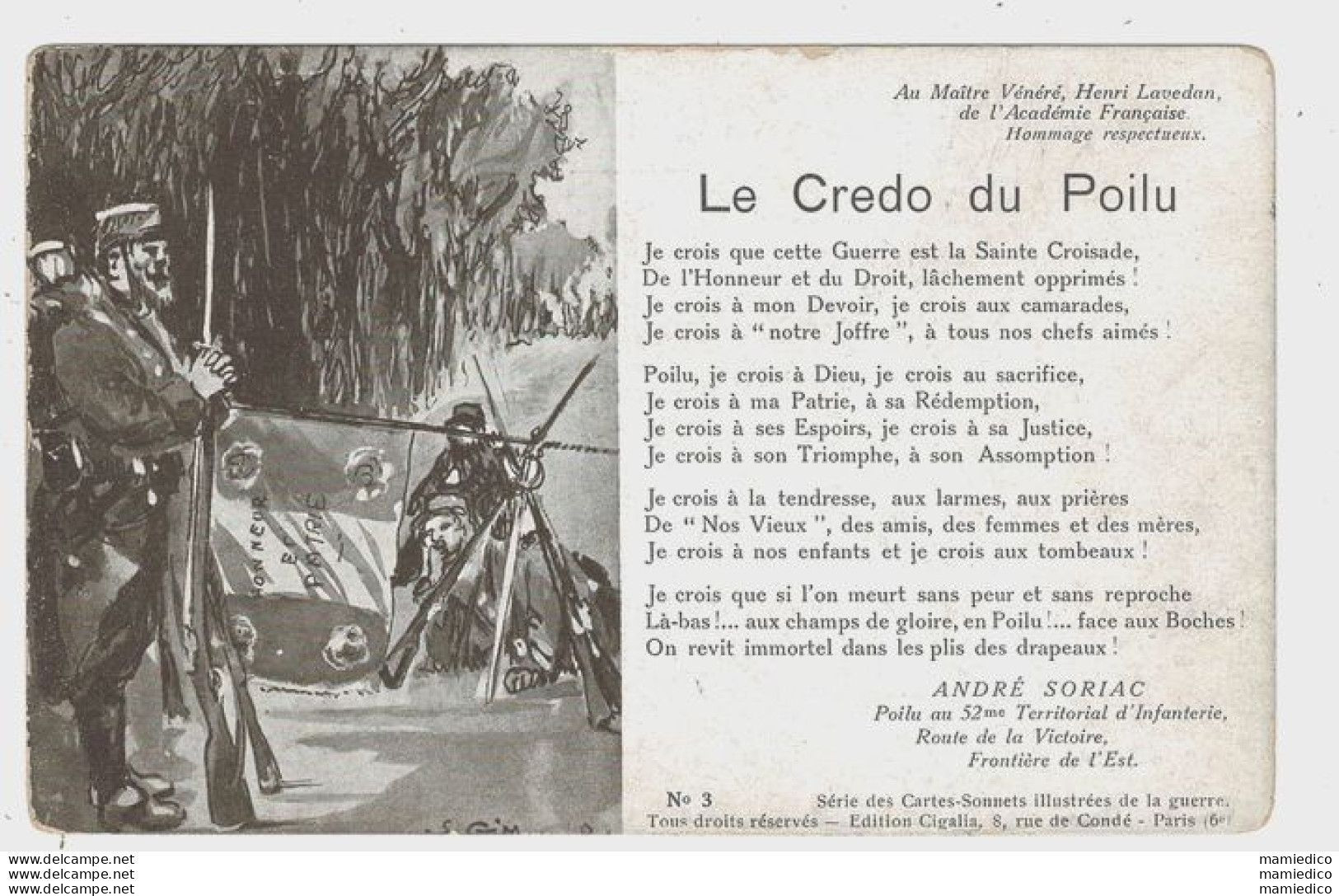 MILITARIA Lot de 13 Cartes-Sonnets et poésies illustrées militaria. Toutes scannées rectos-versos