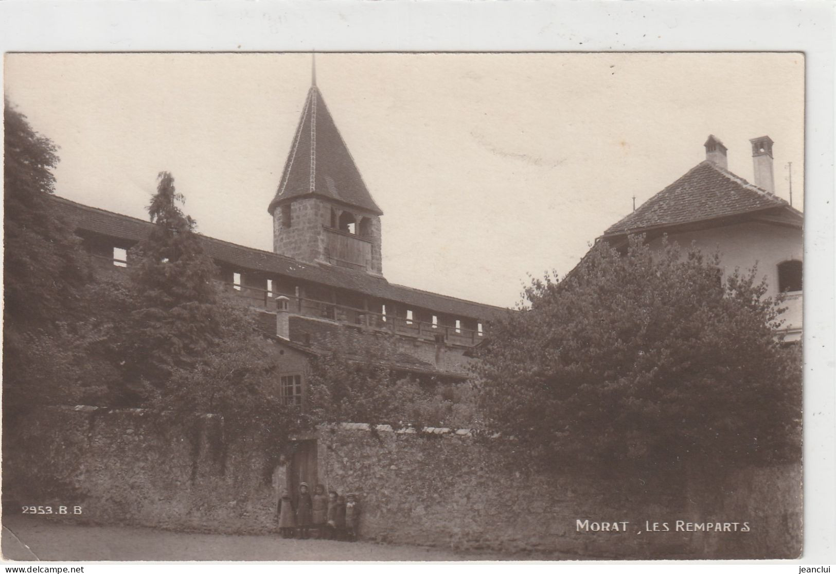 MORAT  .  LES REMPARTS  .  CARTE NON ECRITE - Morat