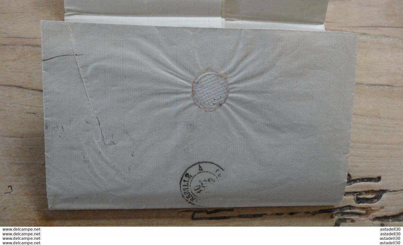 ESPAGNE : Lettre De 1869 Postée De CADIZ Pour MARSEILLE  .....E-26 - Lettres & Documents