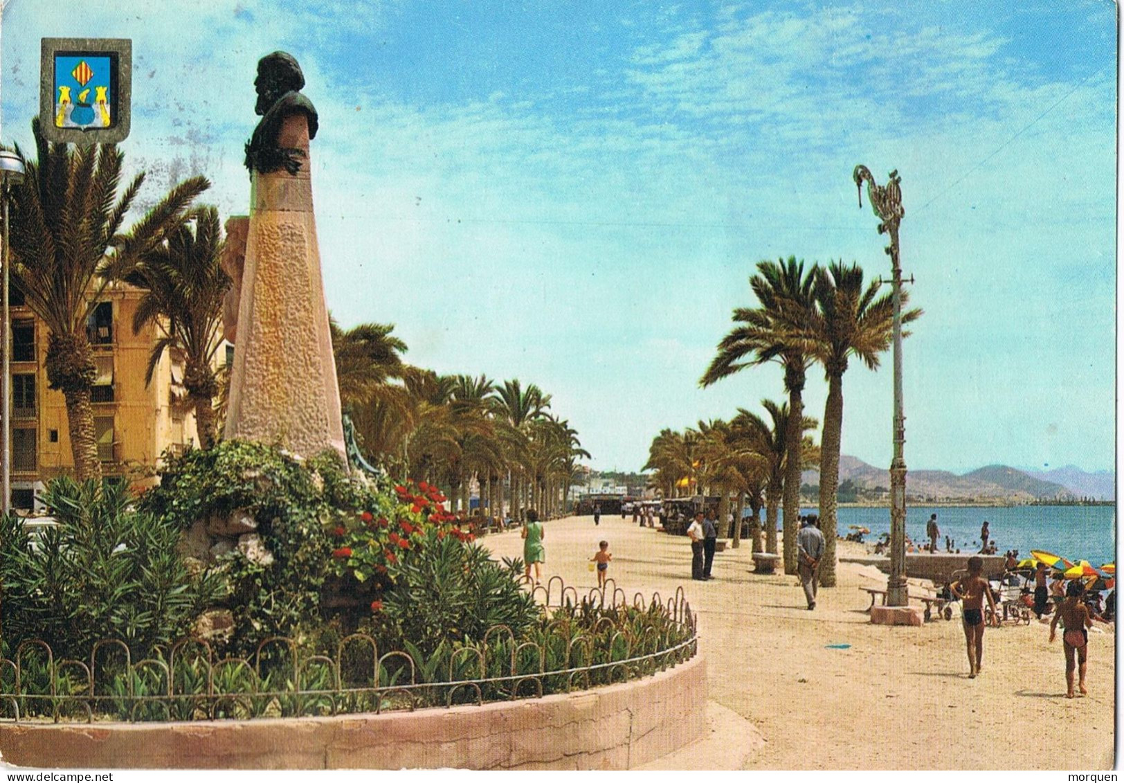 54677. Postal VILLAJOYOSA (Alicante) 1968. Vista Paseo Dr. Esquerro - Storia Postale