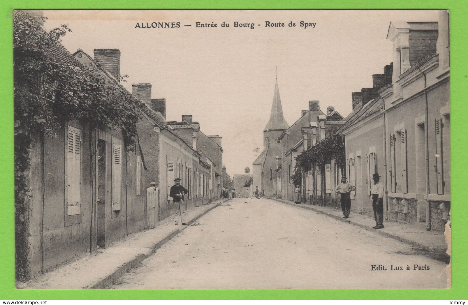 72 - ALLONNES - ENTRÉE DU BOURG - RUE DE SPAY - Allonnes