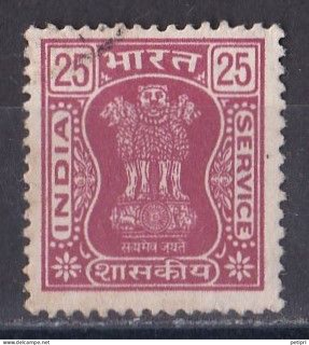 Inde  - Timbre De Service  Y&T N°  58   Oblitéré - Timbres De Service