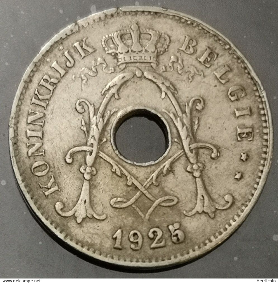 Monnaie Belgique - 1925 (surfrappe 1923/1925) - 10 Centimes - Albert Ier - Type Michaux En Néerlandais - 10 Cent