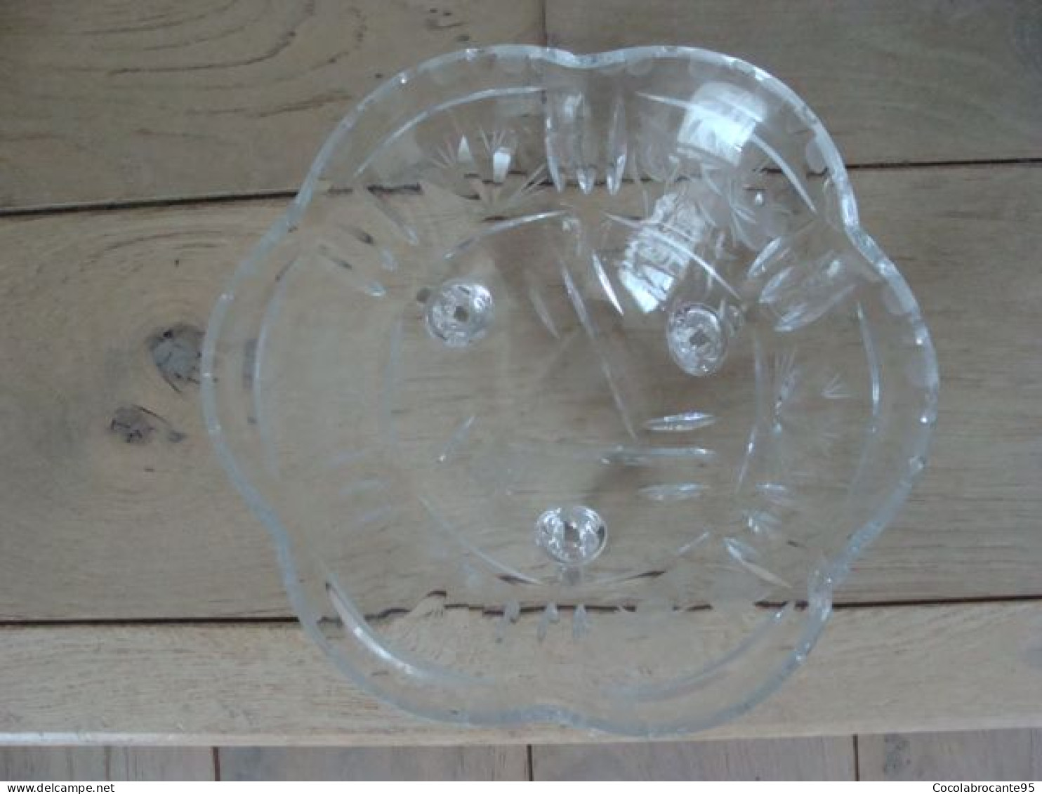 Coupe Tripode En Cristal Vintage - Glass & Crystal