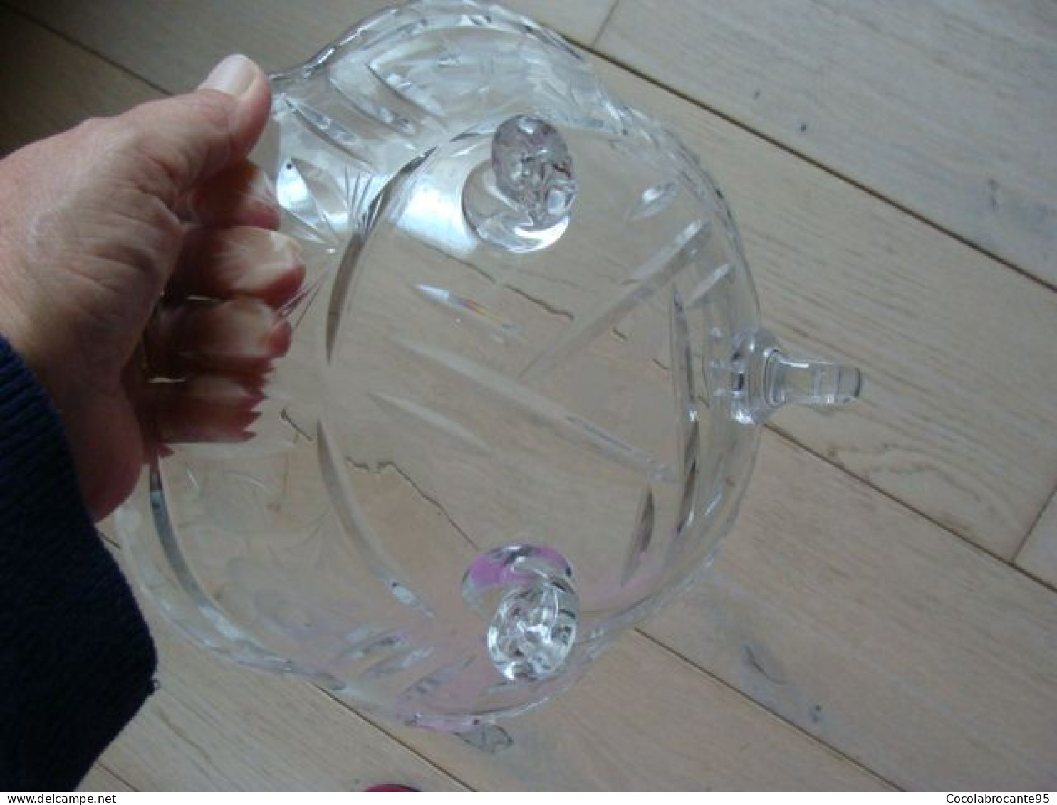 Coupe Tripode En Cristal Vintage - Glas & Kristall