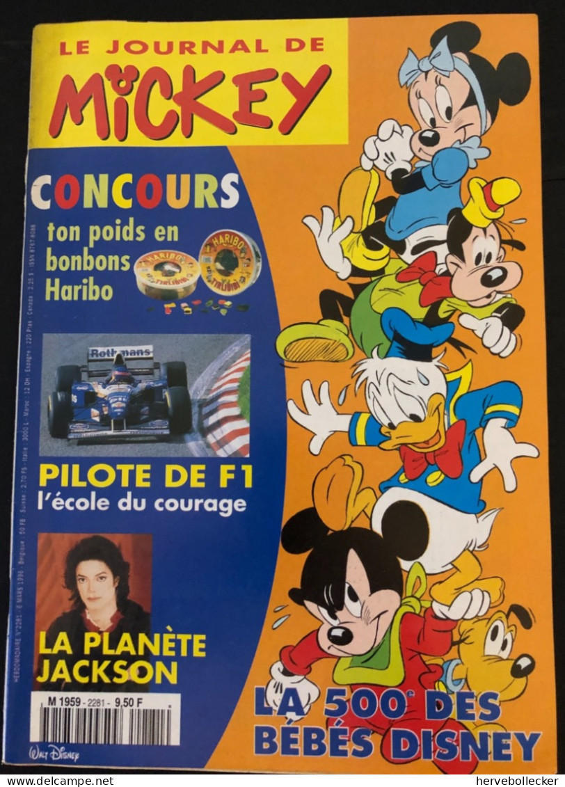 Le Journal De Mickey - Hebdomadaire N° 2281 - 1996 - Disney
