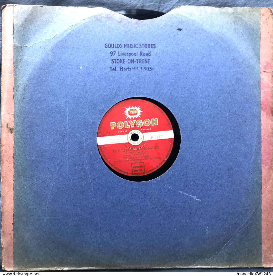 Petula Clark - 78 Tours The Little Shoemaker (1957) - 78 Rpm - Schellackplatten