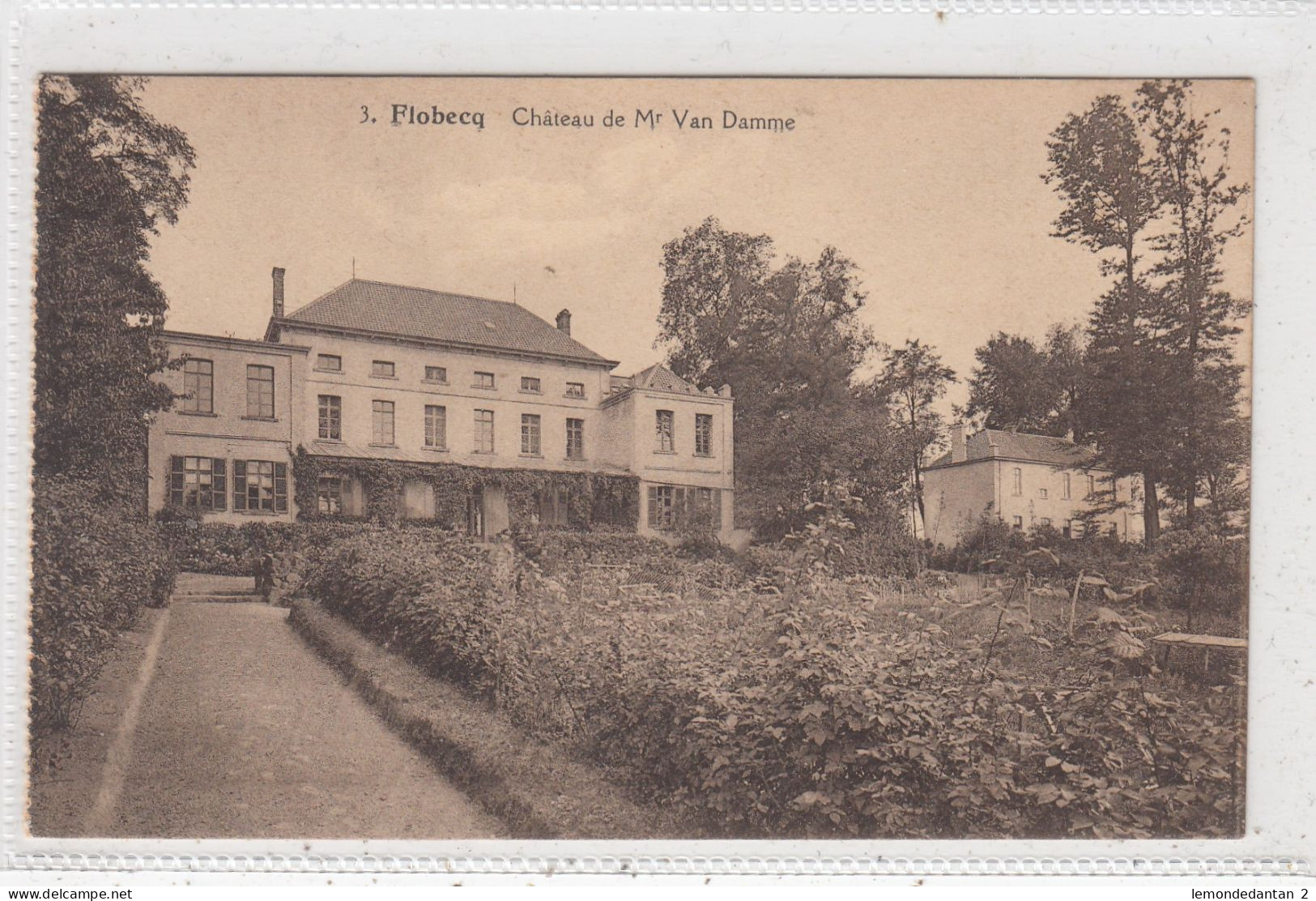 Flobecq. Chateau De Mr. Van Damme. * - Vloesberg