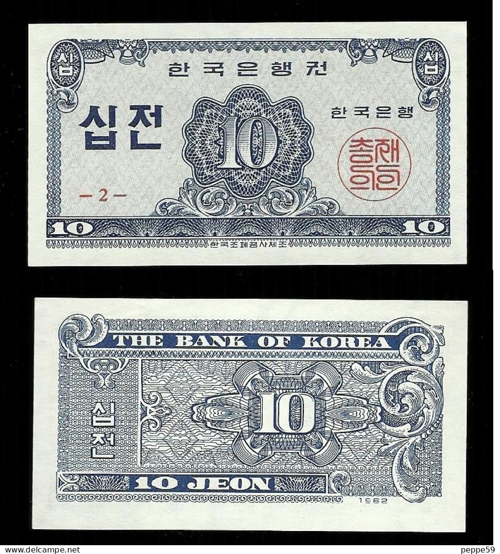 Corea Sud - 10 Jeon 1962 - Unc  Pick. 28 - Corée Du Nord