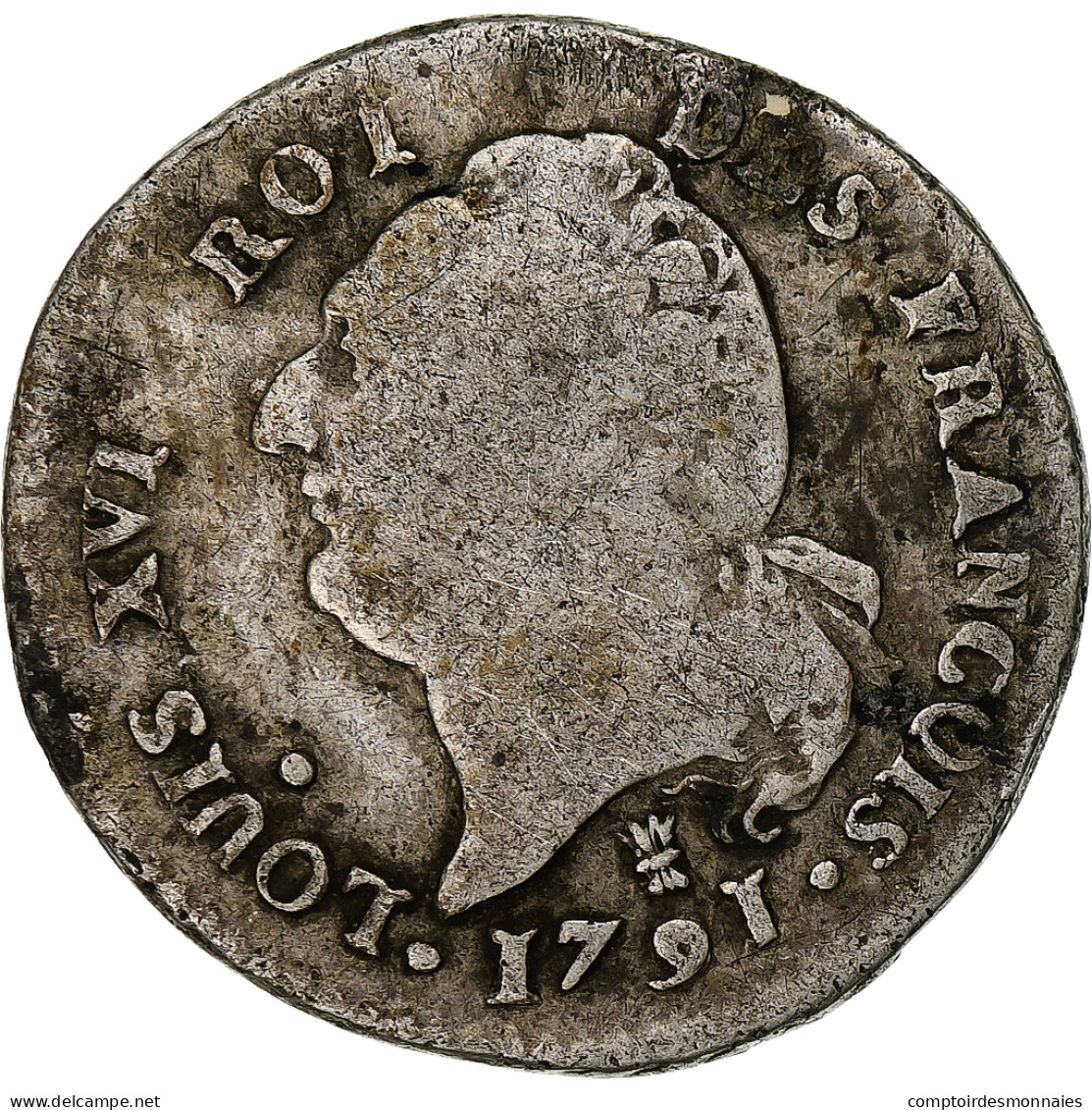 France, Louis XVI, 15 Sols François, 1791 / AN 3, Limoges, 2nd Semestre - Sonstige & Ohne Zuordnung