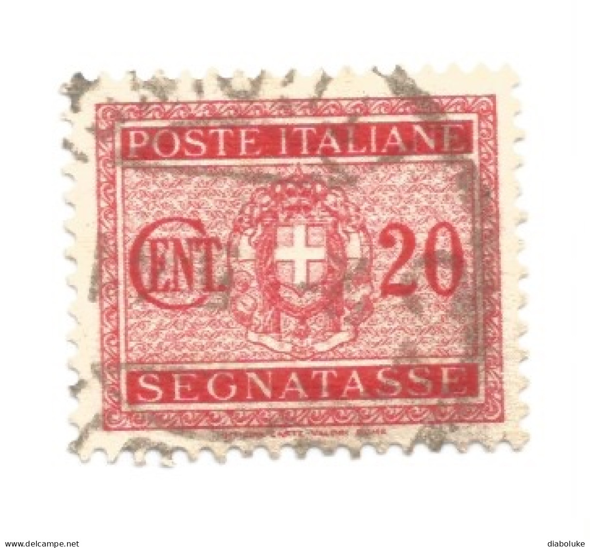 (REGNO D'ITALIA) 1934, SEGNATASSE, STEMMA CON FASCI - 6 Francobolli Usati - Portomarken