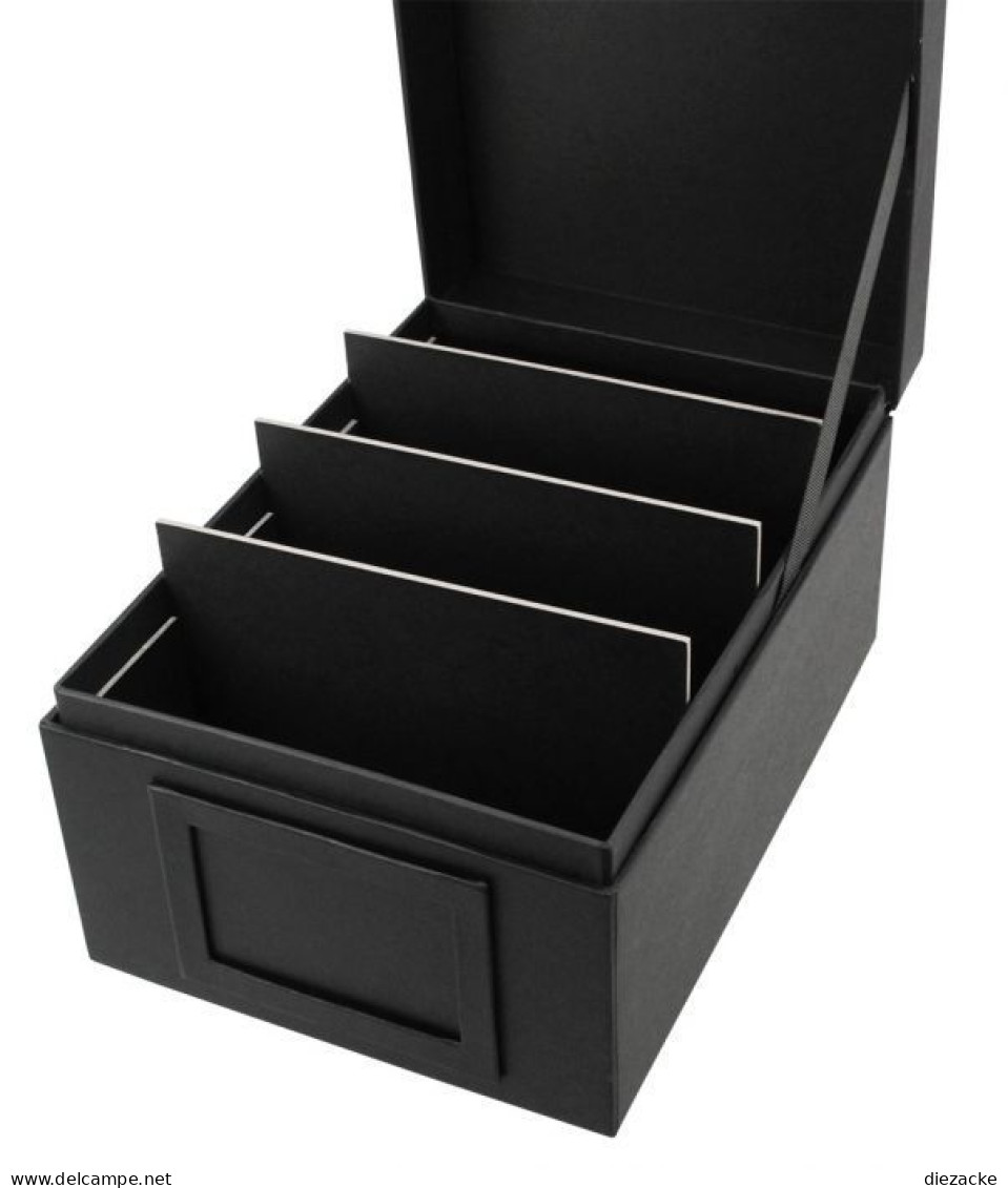 Safe Postkarten-Box „Black Edition“ Für A6-Formate Nr. 5679 Neu ( - Fächer