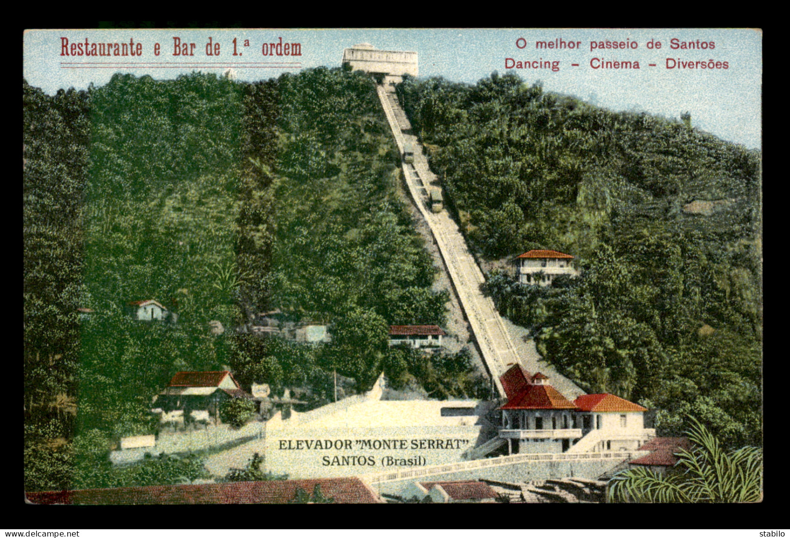 BRESIL - SANTOS - ELEVADOR MONTE SERRAT - FUNICULAIRE - Sonstige & Ohne Zuordnung