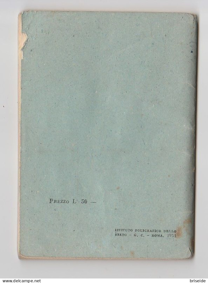 MINISTERO DELLE POSTE E TELECOMUNICAZIONI TARIFFE POSTALI TELEGRAFICHE E TELEFONICHE 1951 FRANCOBOLLI CORRISPONDENZA - Autres & Non Classés