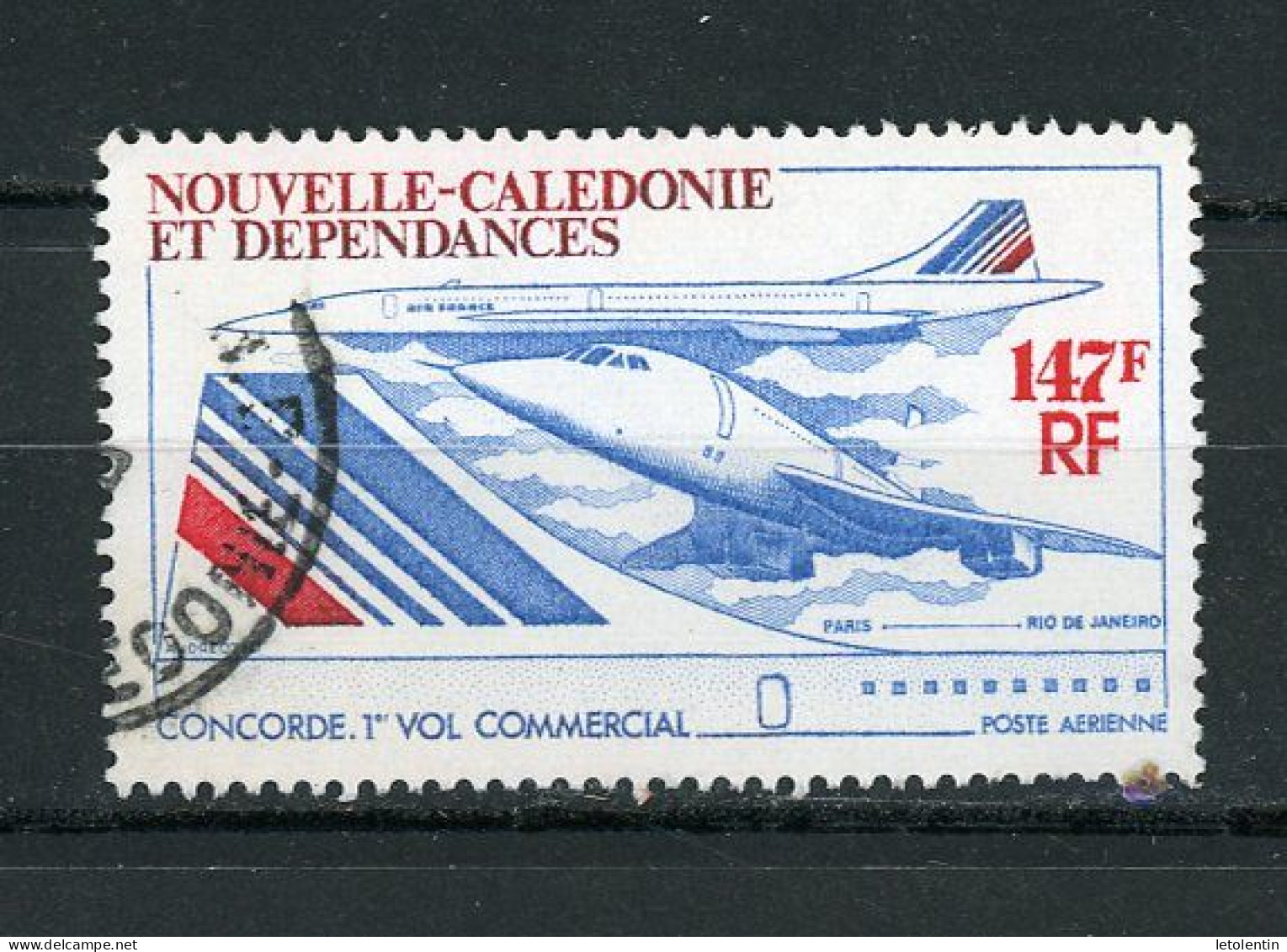 NOUVELLE CALÉDONIE : CONCORDE - POSTE AÉRIENNE N° Yvert 169 Obli. - Used Stamps