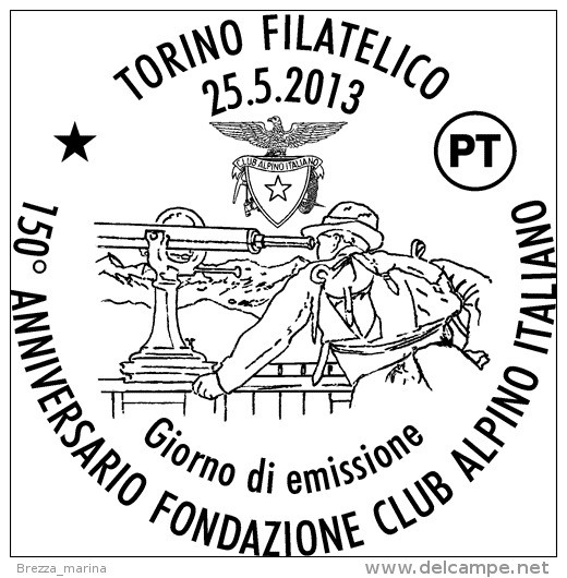 Nuovo - MNH - ITALIA - 2013 - 150º Anniversario Della Fondazione Del Club Alpino Italiano - CAI - 0,70 € - 2011-20: Mint/hinged