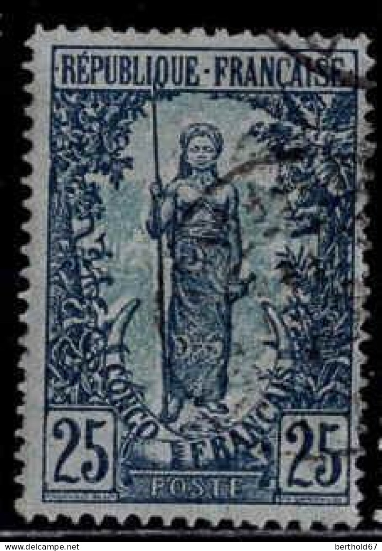 Congo Francais Poste Obl Yv:34 Mi:37 Femme Bakalois (Beau Cachet Rond) - Used Stamps