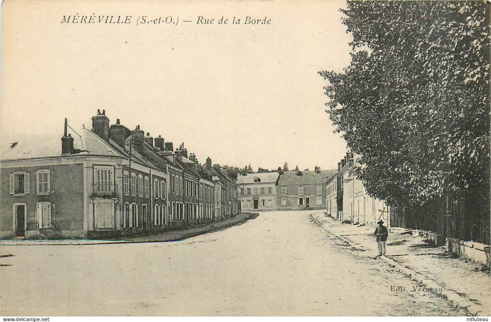 91* MEREVILLE  Rue De La Borde        RL28,1913 - Mereville