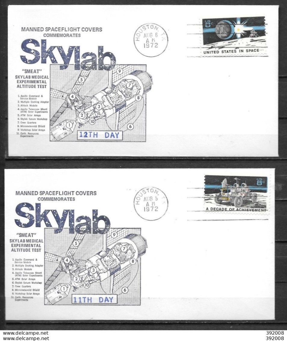 USA - SKYLAB 1972 - 145 - Amérique Du Nord