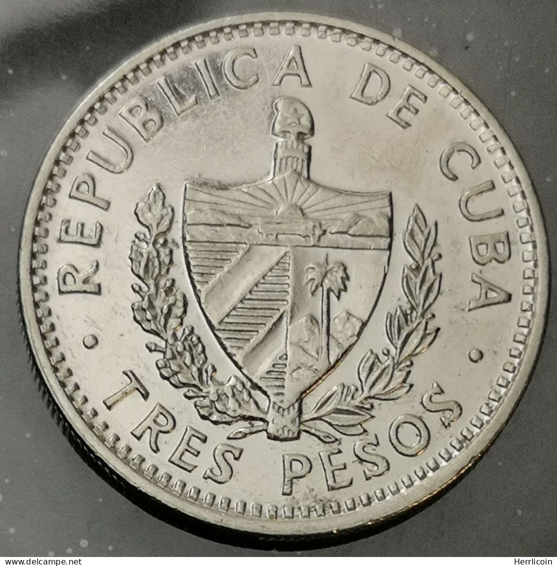 Monnaie Cuba - 1992 - 3 Pesos Che Guevara Acier - Cuba