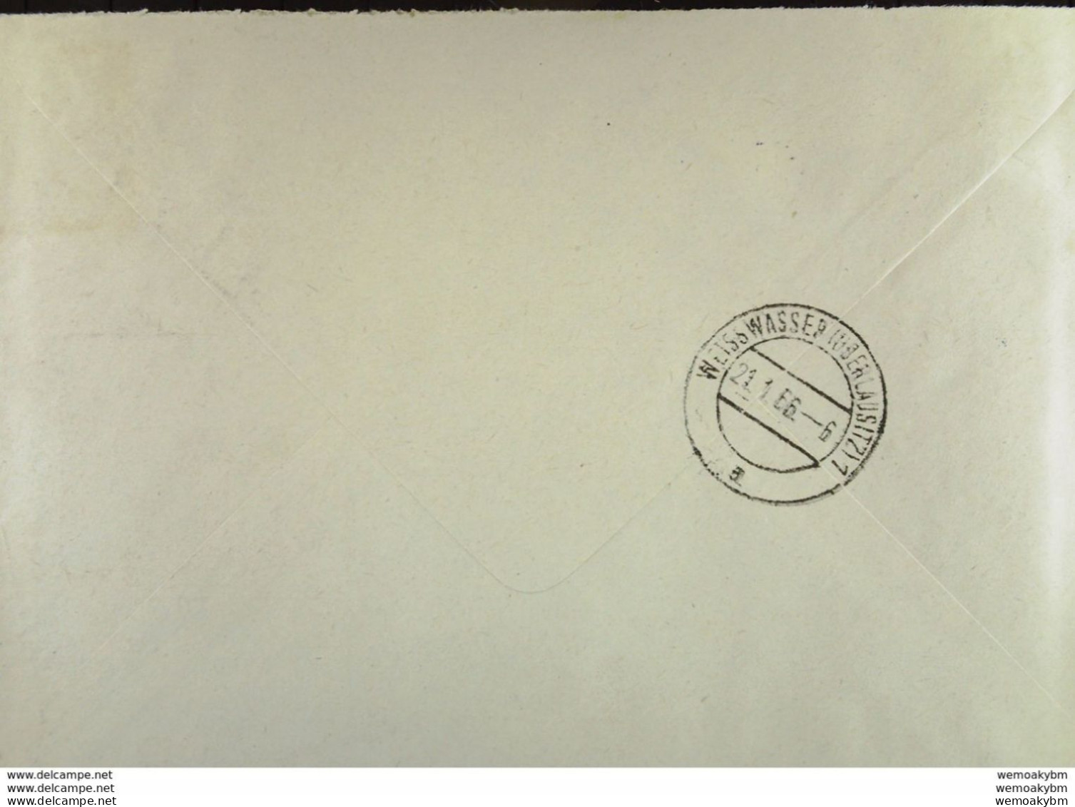 DDR: ZKD-Fern-Brf Mit ZKD-K-St. U Fahlbraunen Aufkleber "Aushändigung Als Gew. Postsendung!" Fürstenw. 19.1.65 Knr:ZKD7 - Covers & Documents