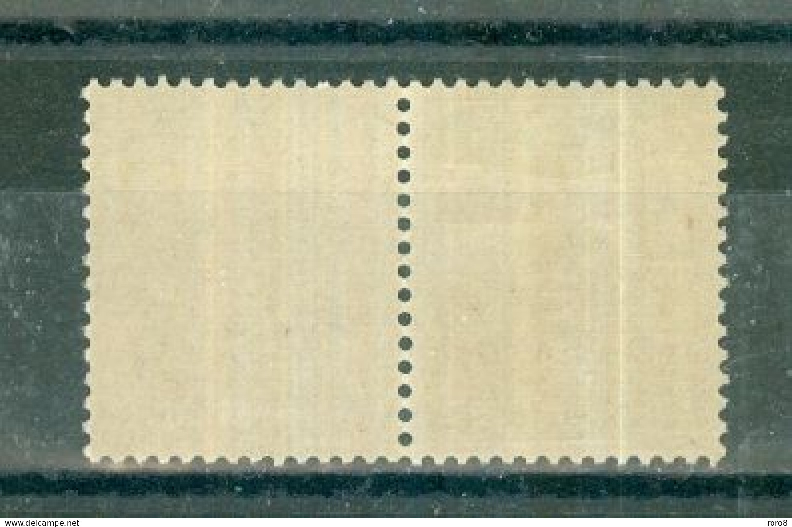 TUNISIE - CHIFFRE TAXE - N°64** MNH BORD DE FEUILLE SCAN DU VERSO. Type De 1923-29. - Ungebraucht