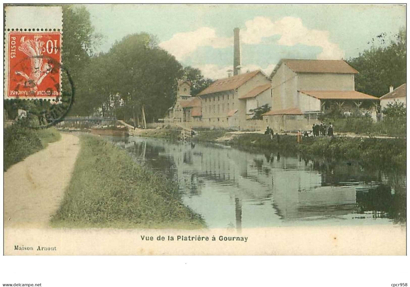 93.76.GOURNAY.n°15846.VUE DE LA PLATRIERE - Gournay Sur Marne