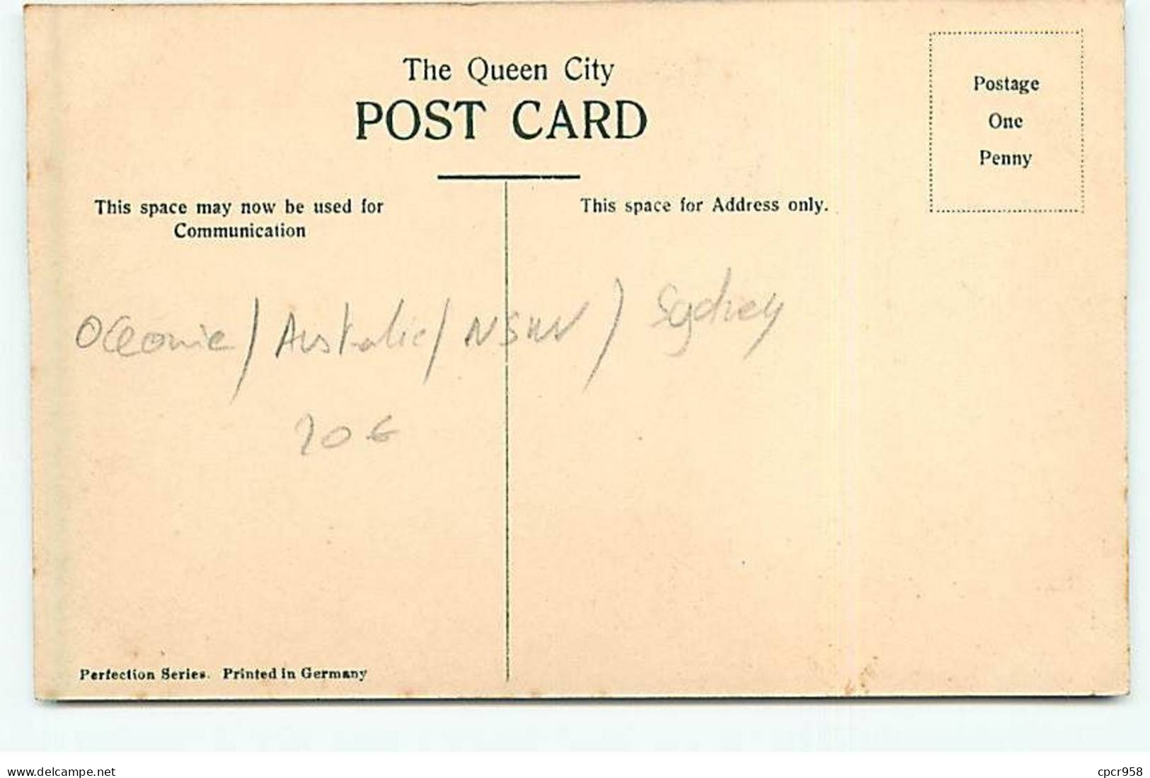 Australie - N°79814 - SYDNEY - Georges Street, Near The G.P.O. - Tramway - AFFRANCHISSEMENT DE COMPLAISANCE - Sydney