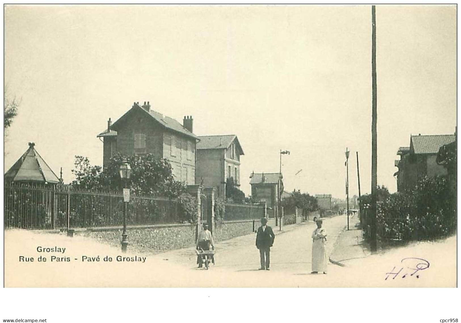 95 . N°43402 . Groslay . Rue De Paris . Pavé De Groslay - Groslay