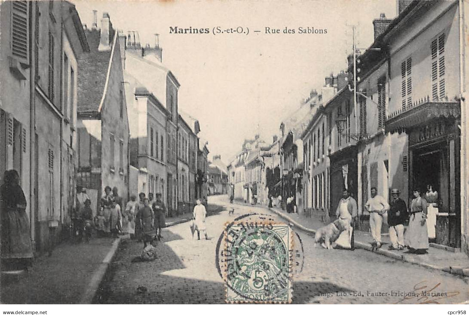 95 - N°73352 - MARINES - Rue Des Sablons - Marines