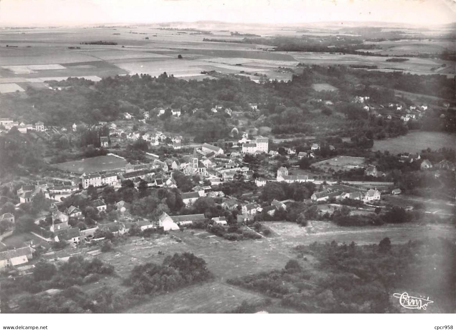 95.AM11100.Nesles-la-Vallée.Vue Générale.Edit Combier.44-33 A.CPSM 15x10 Cm - Nesles-la-Vallée