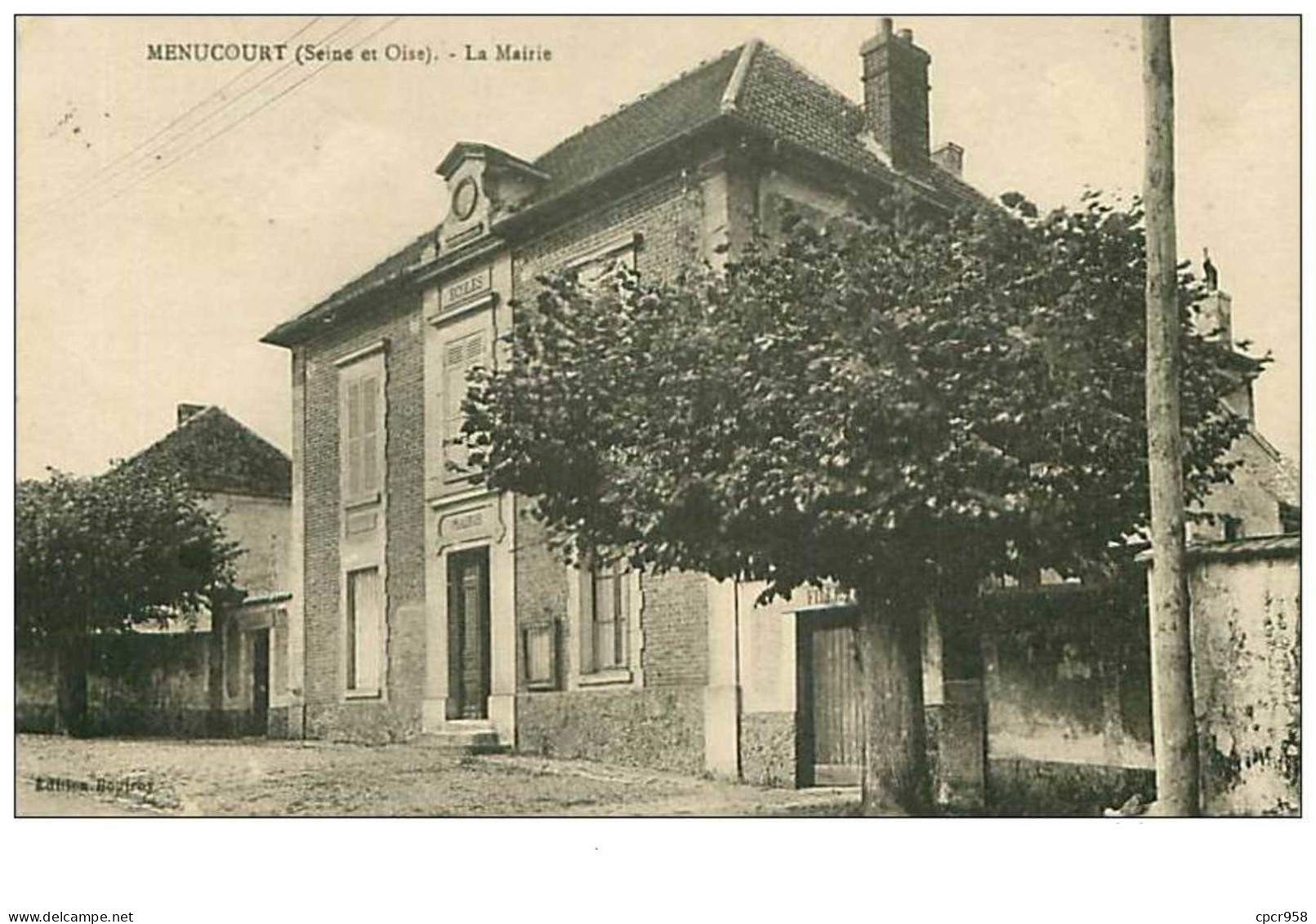 95.MENUCOURT.n°3985.LA MAIRIE - Menucourt