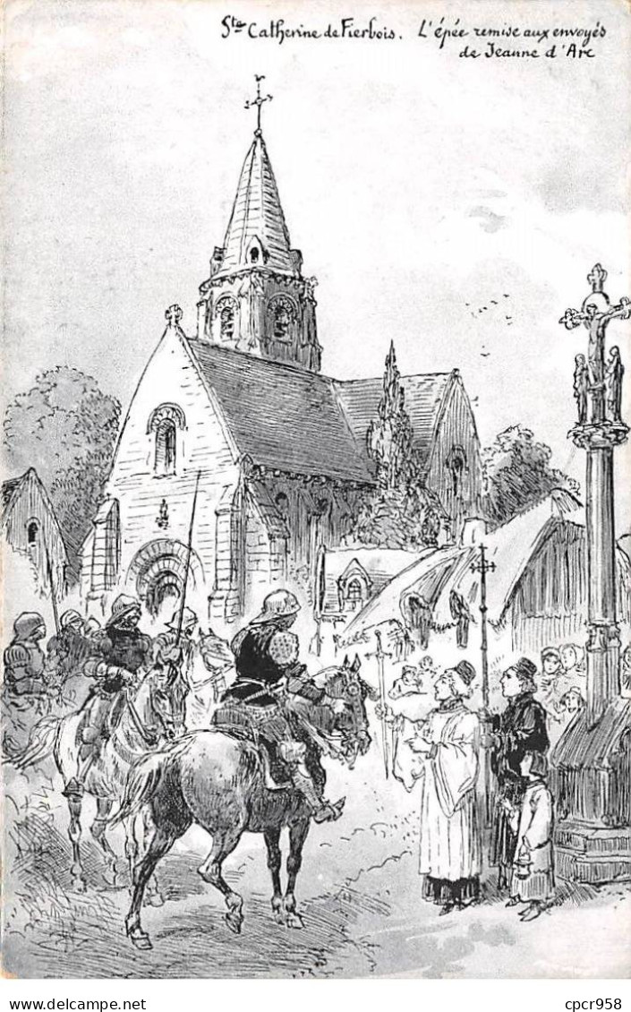 Illustrateur - N°91987 - Robida - Sainte-Catherine De Fierbois - L'épée Remise Aux Envoyés De Jeanne D'Arc - Robida