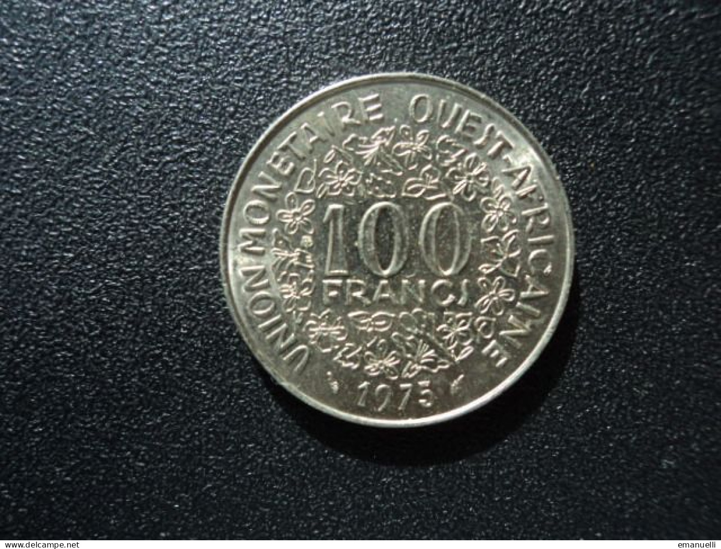 ÉTATS DE L'AFRIQUE DE L'OUEST ** : 100 FRANCS   1975     KM 4      SUP+ - Autres – Afrique