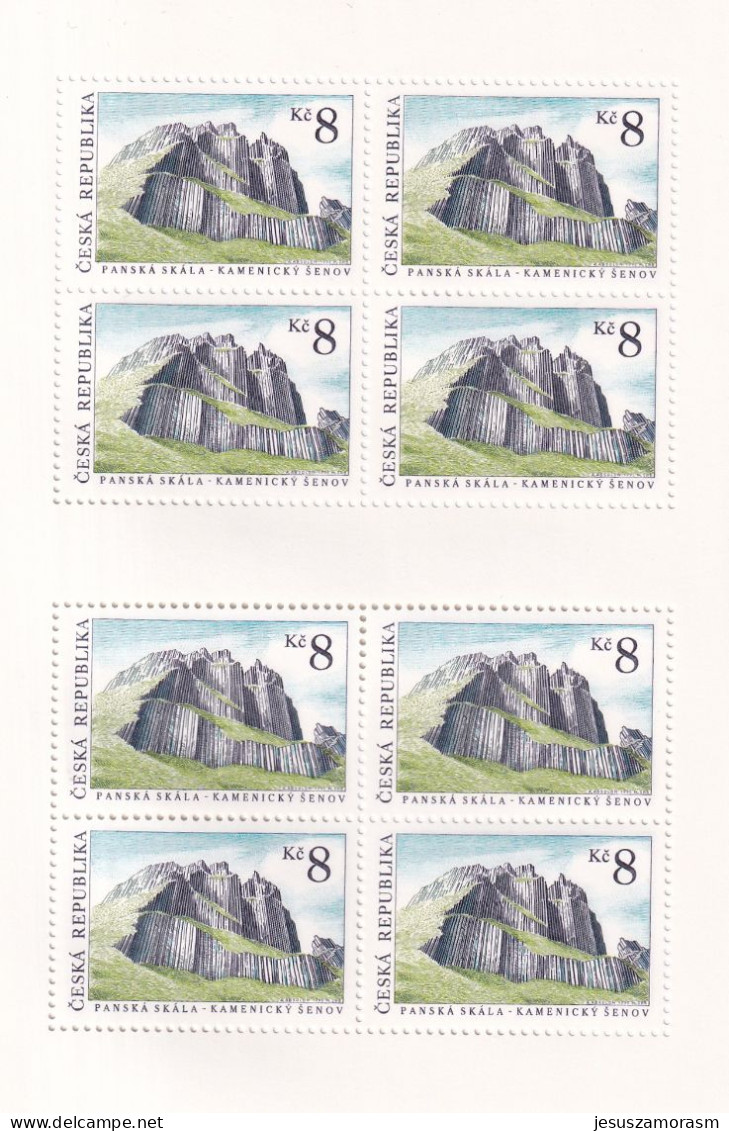 Republica Checa Nº 77 Al 78 En Hoja De 8 Series - Unused Stamps