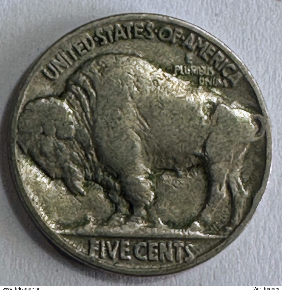 United States 5 Cents 1936 (without Letter) - 1913-1938: Buffalo