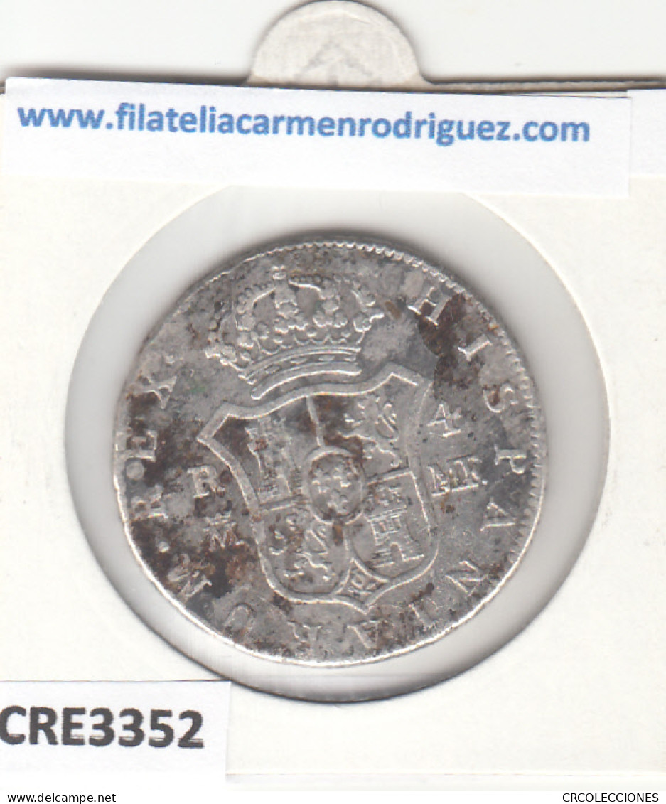 CRE3352 MONEDA ESPAÑA CARLOS III 4 REALES MADRID 1792  - Sonstige & Ohne Zuordnung