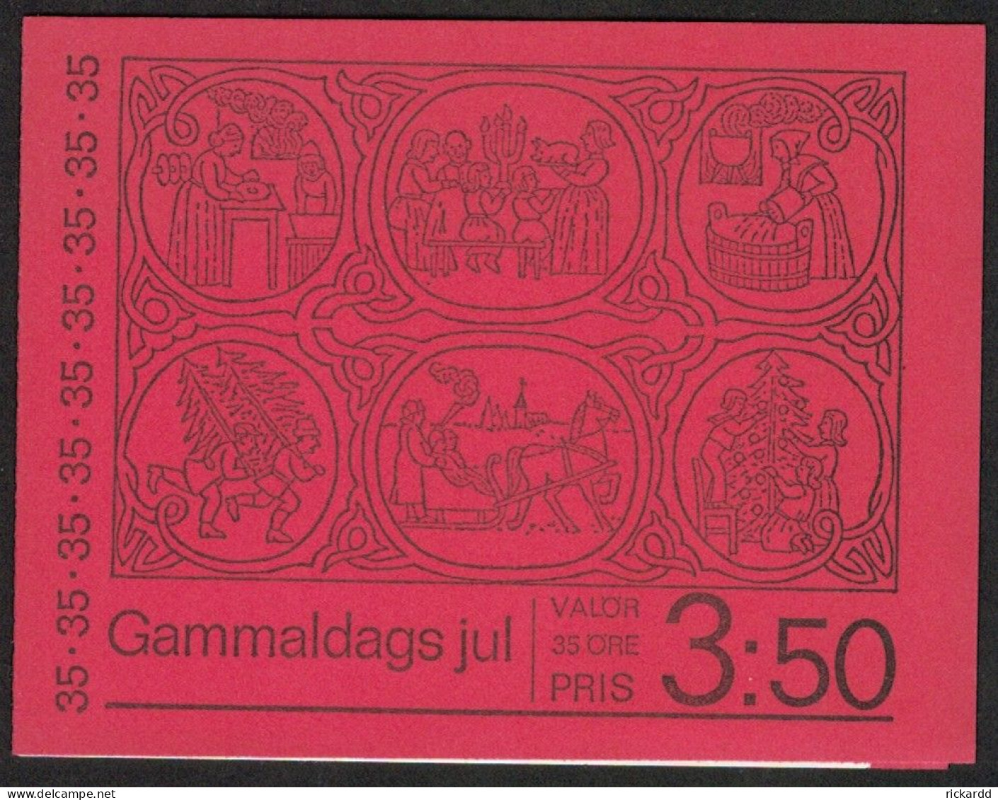 Sweden - Booklet: Facit #H249 Gammaldags Jul - 1951-80