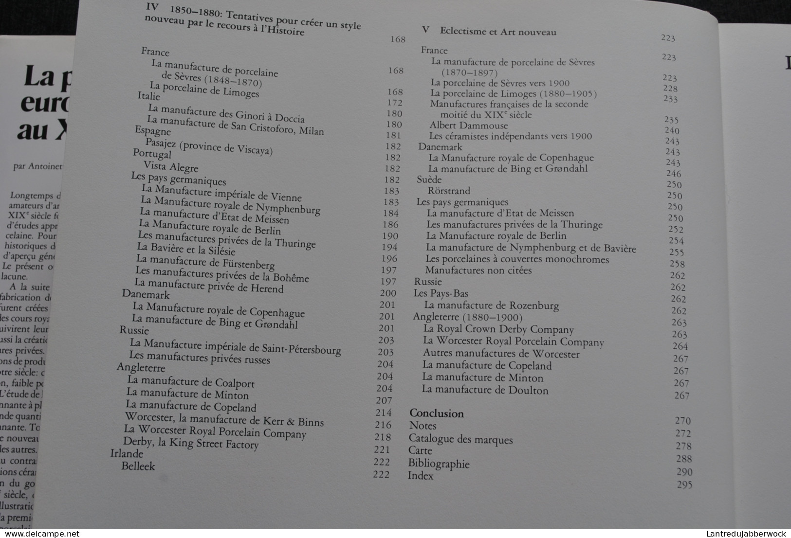 Fay-Hallé Mundt La Porcelaine Européenne Au XIXè Siècle Office Du Livre 1983 Cachets Marques Sèvres KPM Berlin Vienne... - Other & Unclassified