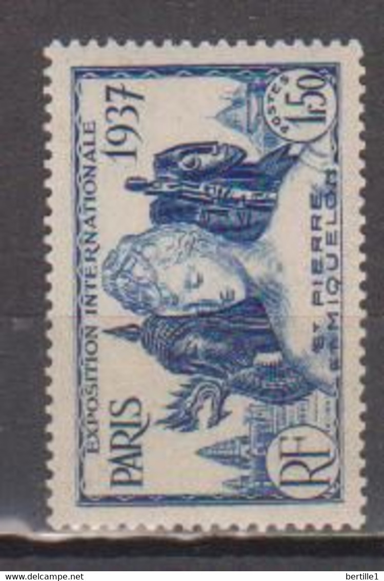 SAINT PIERRE ET MIQUELON          N°  YVERT 165  NEUF AVEC CHARNIERES      ( CHARN   02/ 54 ) - Nuovi