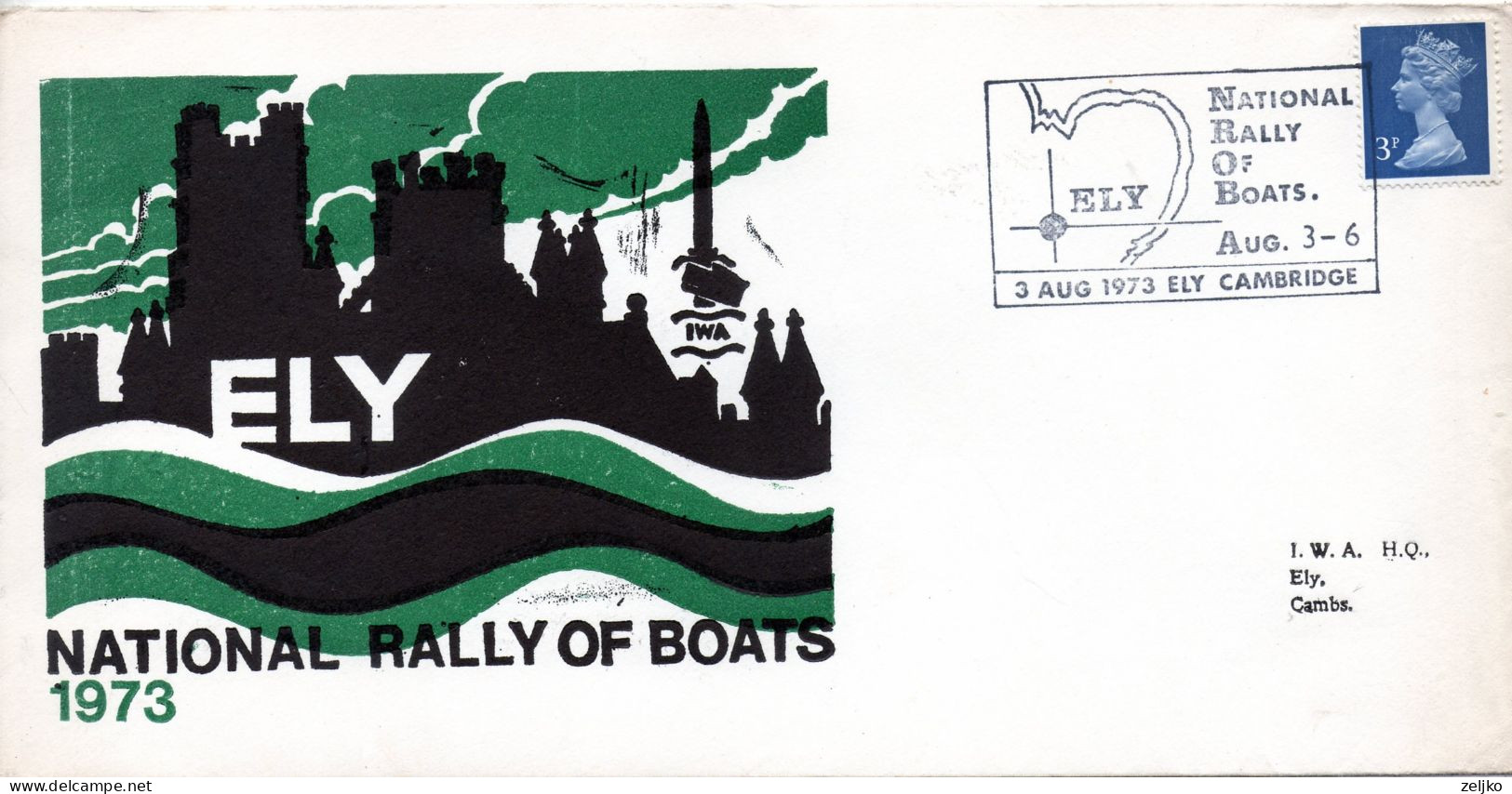 UK, GB, Great Britain, National Rally Of Boats, Cambridge 1973 - Briefe U. Dokumente