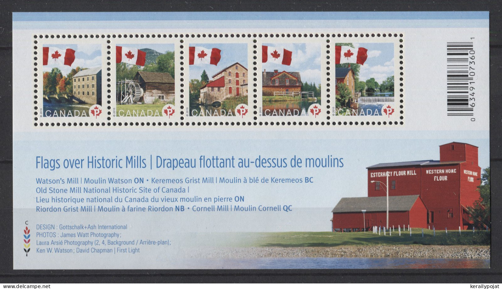 Canada - 2010 National Flag Block MNH__(TH-24732) - Blocks & Kleinbögen