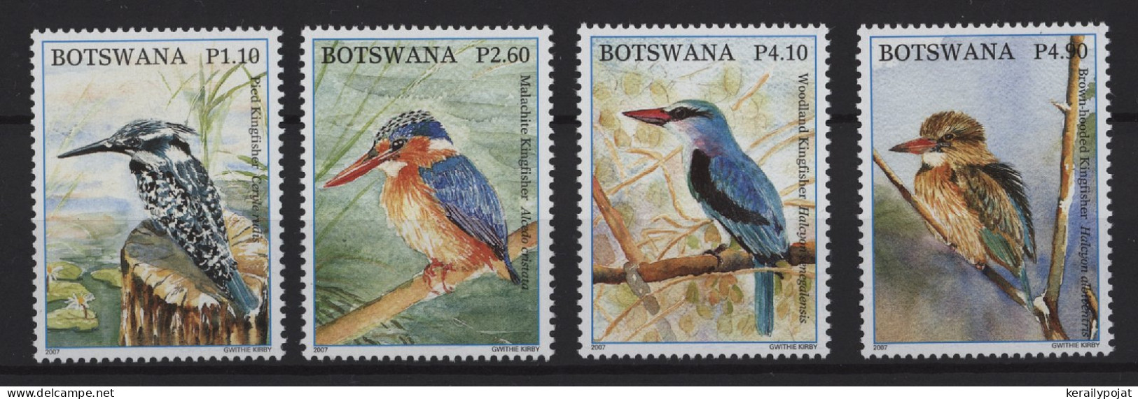 Botswana - 2007 Kingfishers MNH__(TH-25271) - Botswana (1966-...)