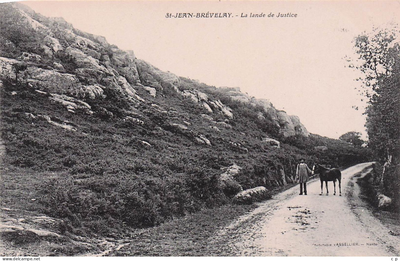 Saint Jean De Brevelay - La Lande Justice - CPA °J - Saint Jean Brevelay