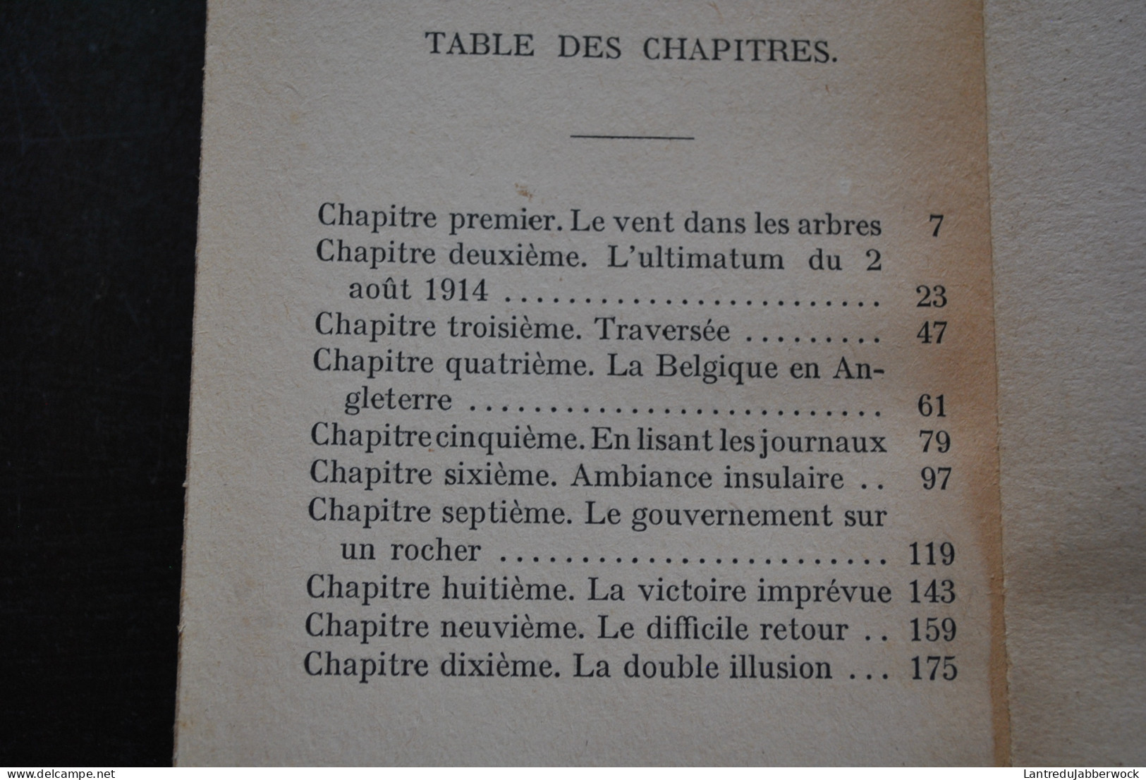 Henri Davignon La Première Tourmente 1914-1918 Collection Durandal 1947 WW1 Grande Guerre 14 18 - Oorlog 1914-18