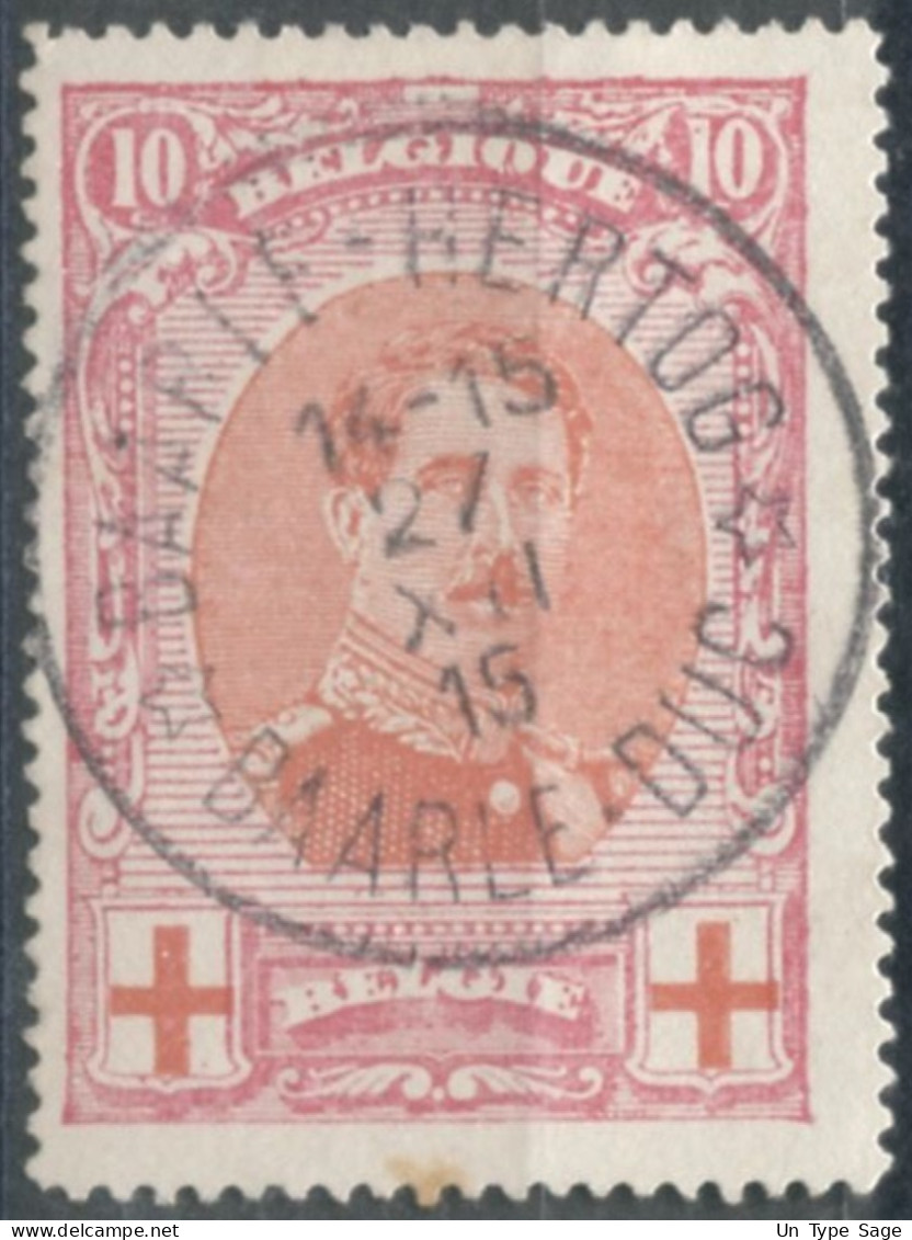 Belgique, Cachet Relais BAARLE-HERTOG (BAR-LE-DUC) Sur COB N°133 - (F861) - 1914-1915 Rotes Kreuz