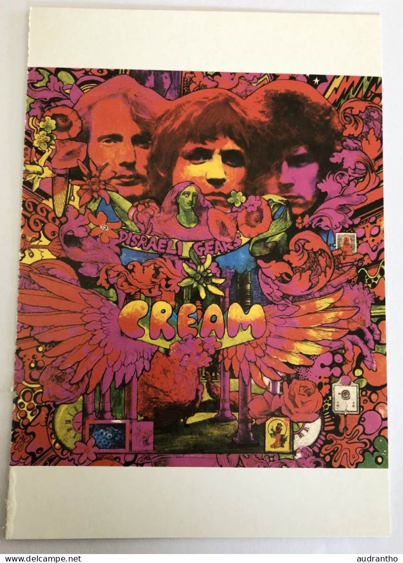 Carte Postale 1996 Art Contemporain Sixties Design Benedikt Taschen Köln - Disraeli Gears Album Cover Martin Sharp - Objets D'art